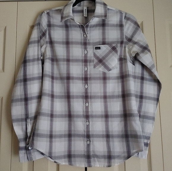 RVCA Plaid Button Down - Picture 11 of 14